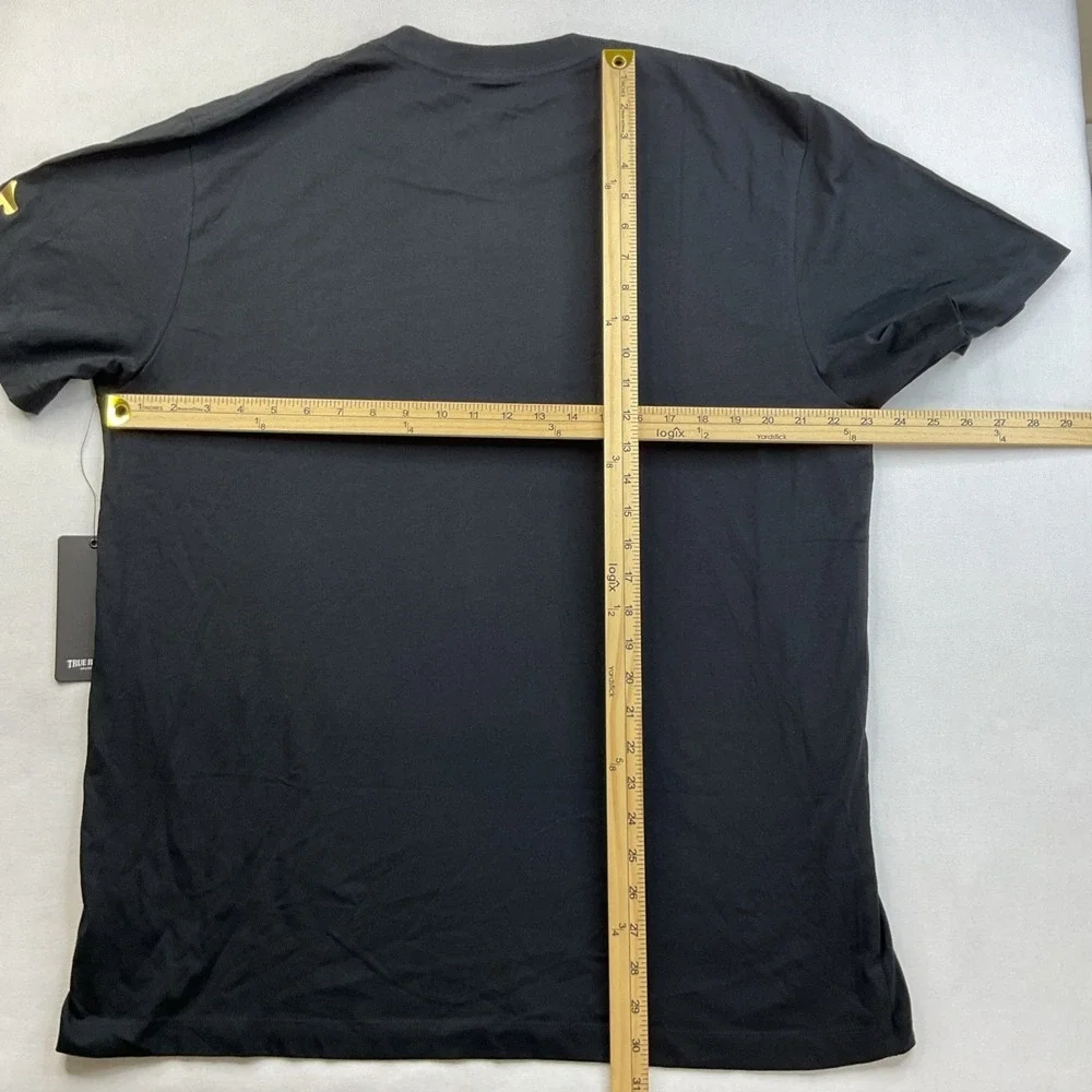 True Religion T-Shirt Men Sz 3XL Foil Graphic Crewneck Tee Short Sleeve NWT